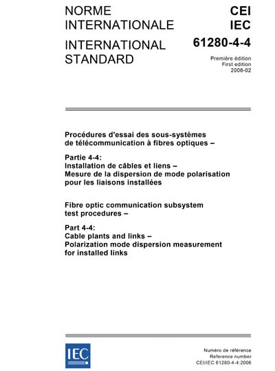 Standards PDF Cover Page