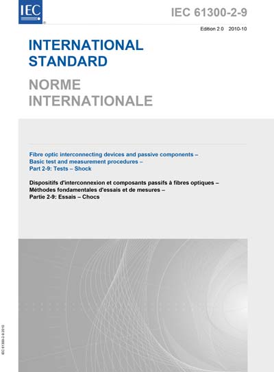 Standards PDF Cover Page