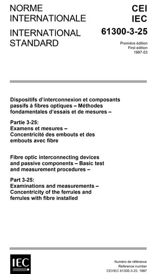 Standards PDF Cover Page