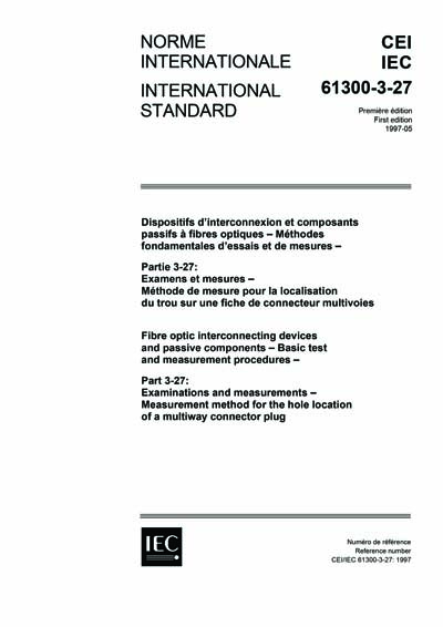 Standards PDF Cover Page