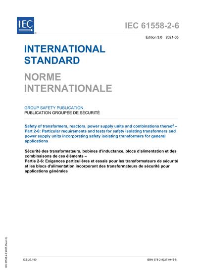 Standards PDF Cover Page