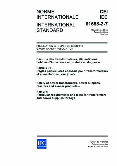 Standards PDF Cover Page