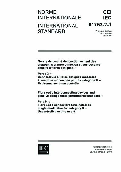 Standards PDF Cover Page