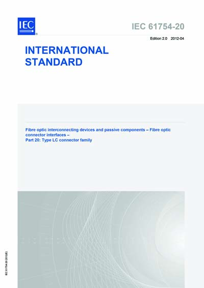 Standards PDF Cover Page