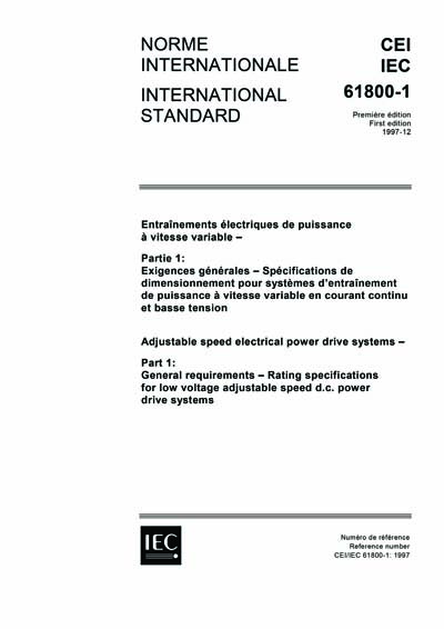 Standards PDF Cover Page