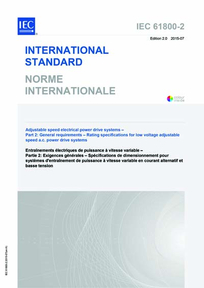 Standards PDF Cover Page