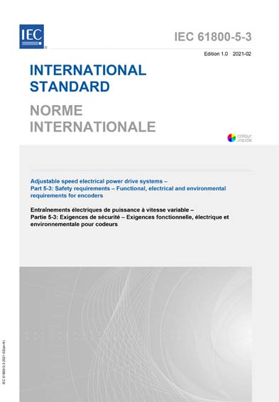 Standards PDF Cover Page
