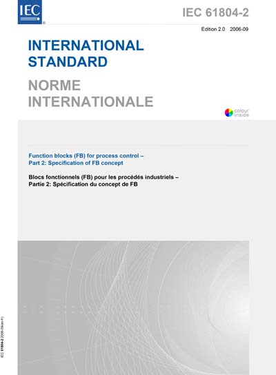 Standards PDF Cover Page