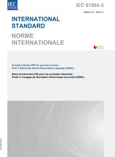 Standards PDF Cover Page
