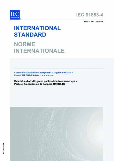 Standards PDF Cover Page