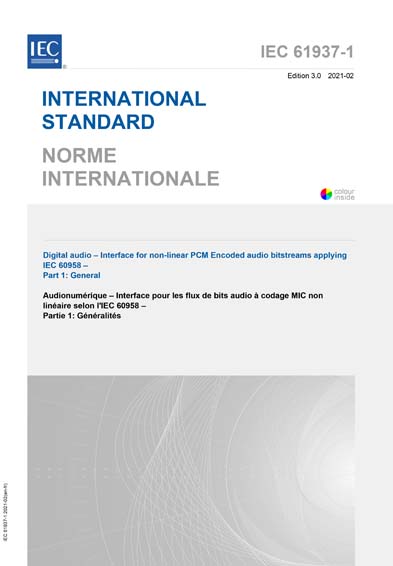Standards PDF Cover Page