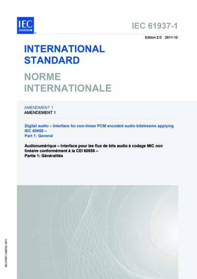 Standards PDF Cover Page