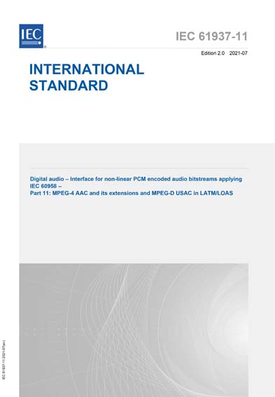 Standards PDF Cover Page