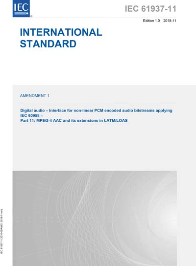 Standards PDF Cover Page