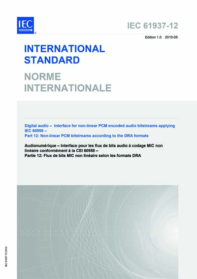 Standards PDF Cover Page