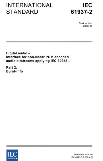 Standards PDF Cover Page