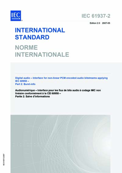 Standards PDF Cover Page