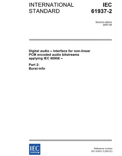 Standards PDF Cover Page