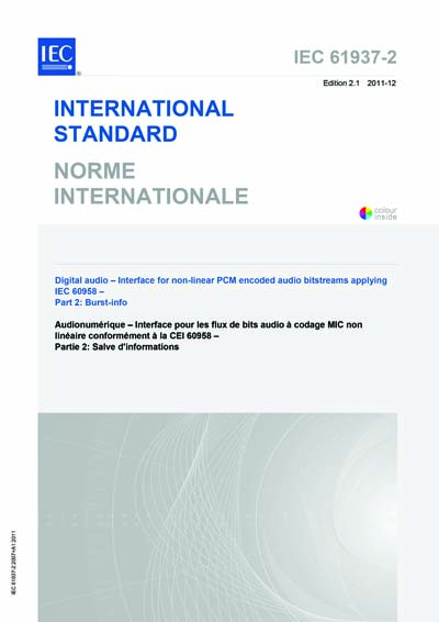 Standards PDF Cover Page