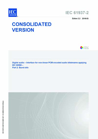 Standards PDF Cover Page