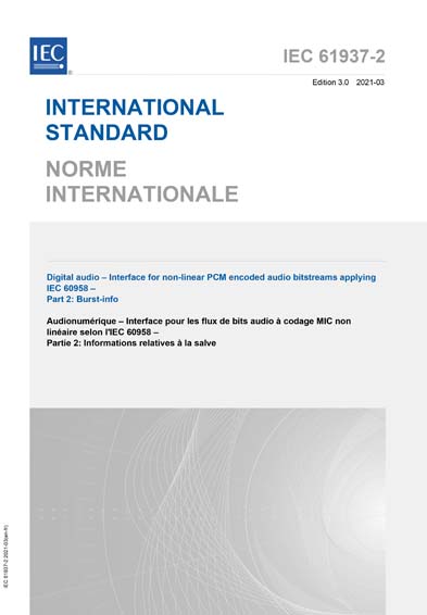 Standards PDF Cover Page