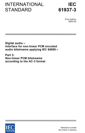 Standards PDF Cover Page
