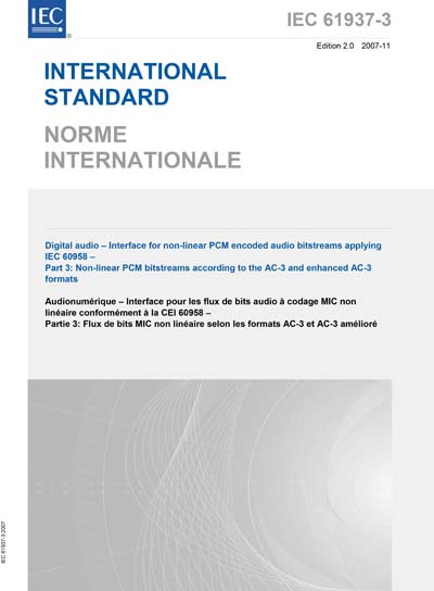 Standards PDF Cover Page