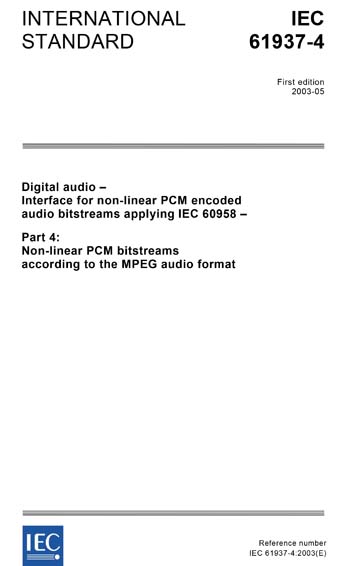 Standards PDF Cover Page
