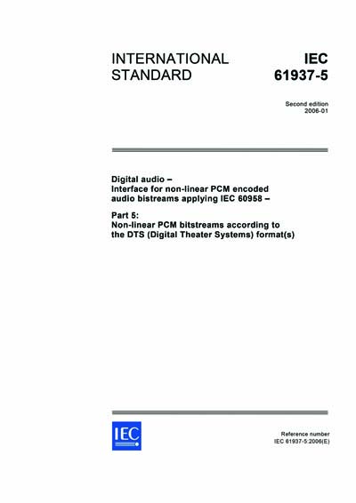Standards PDF Cover Page