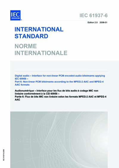 Standards PDF Cover Page