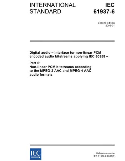 Standards PDF Cover Page