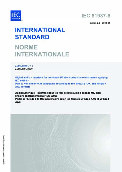 Standards PDF Cover Page