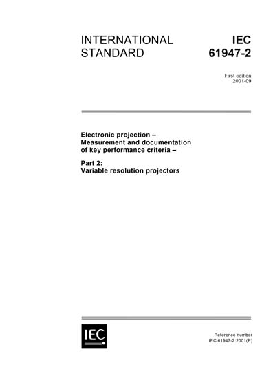 Standards PDF Cover Page