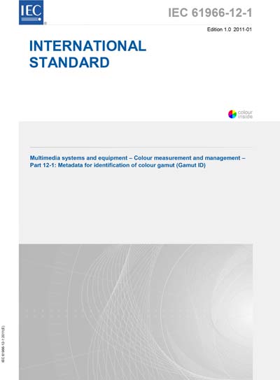 Standards PDF Cover Page