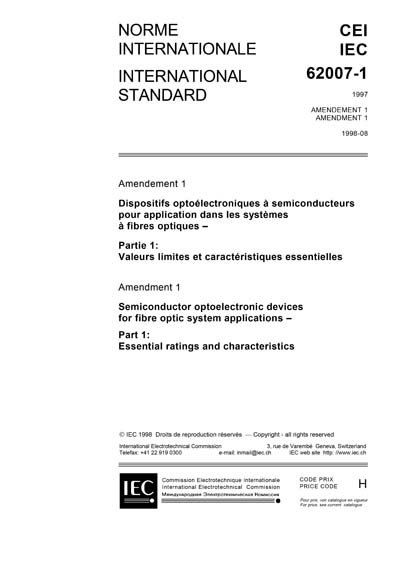 Standards PDF Cover Page