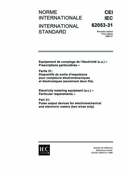 Standards PDF Cover Page