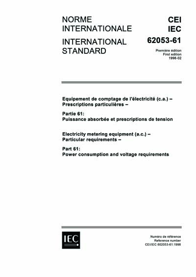 Standards PDF Cover Page