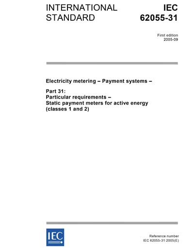 Standards PDF Cover Page
