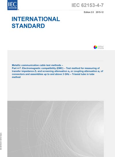 Standards PDF Cover Page