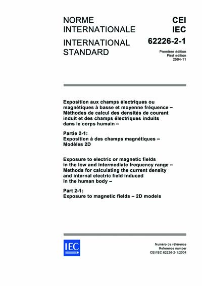 Standards PDF Cover Page