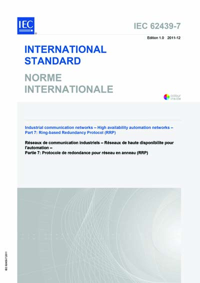 Standards PDF Cover Page