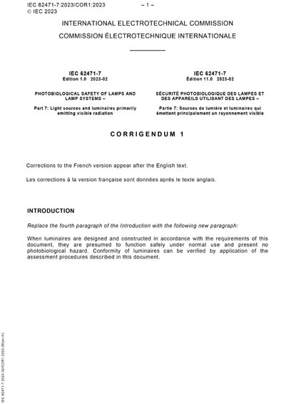 Standards PDF Cover Page