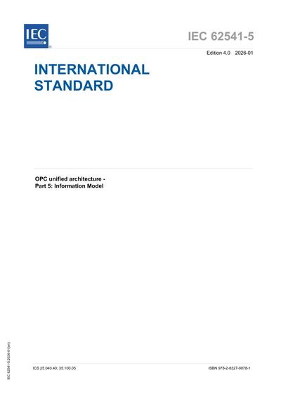 Standards PDF Cover Page