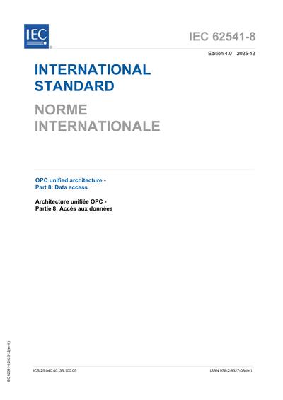 Standards PDF Cover Page