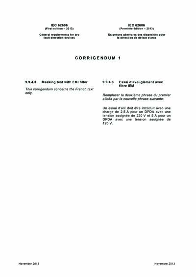 IEC 62606 Ed. 1.0 b cor.1:2013 - Corrigendum 1 - General requirements ...