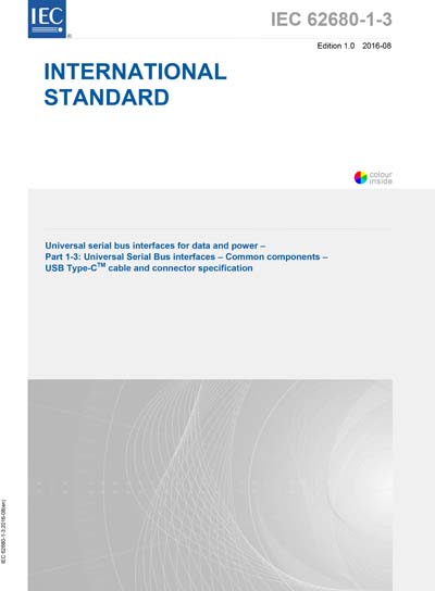 Standards PDF Cover Page