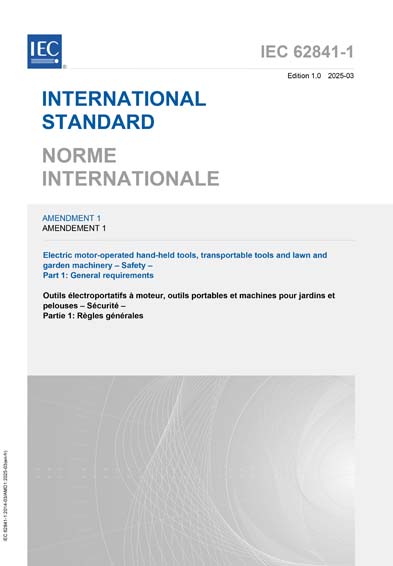 Standards PDF Cover Page