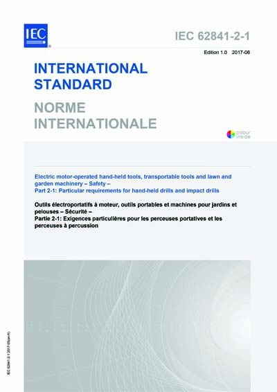 Standards PDF Cover Page