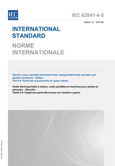 Standards PDF Cover Page