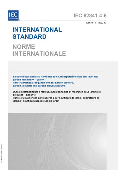 Standards PDF Cover Page